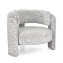 Poltrona grigio chiaro Aisha – Bizzotto