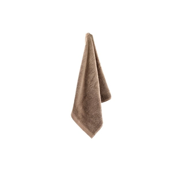 Asciugamano marrone in cotone biologico 50x100 cm Comfort Organic - Södahl-image-2