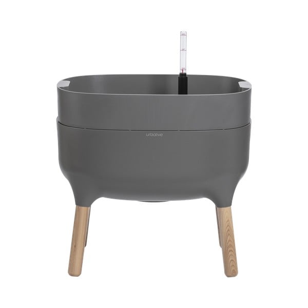 Vaso per coltivazione in plastica con sistema di auto-irrigazione Urbalive – Plastia-image-2