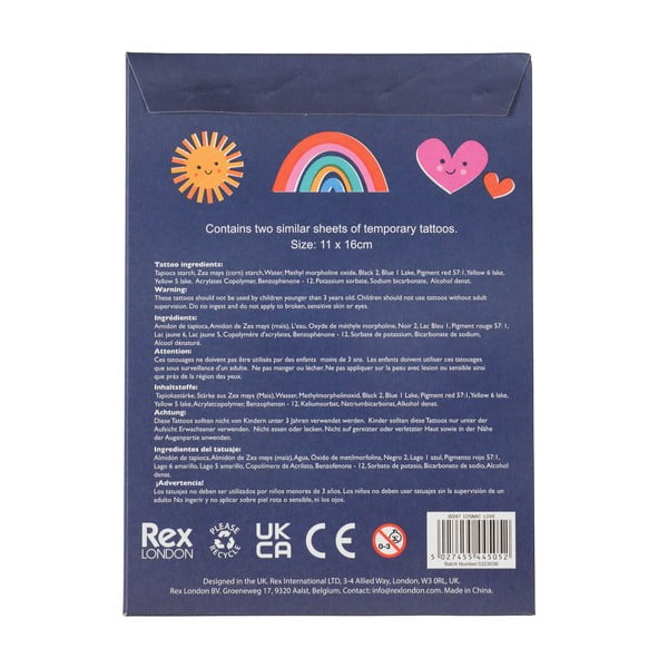 Tatuaggi per bambini Cosmic Love - Rex London-image-3