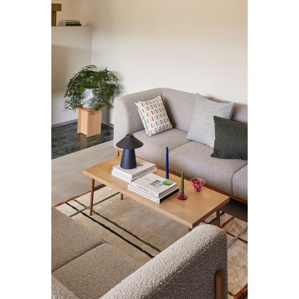 Tavolo pieghevole in rovere 35x35 cm Straight - Hübsch-image-4