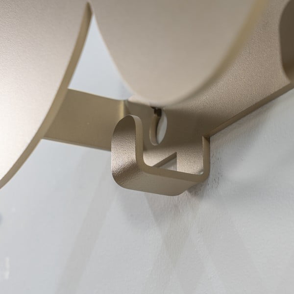 Attaccapanni da parete beige in metallo 80 cm Tumulo – Spinder Design-image-2