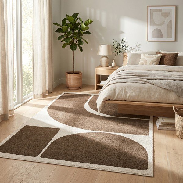 Tappeto marrone/crema 160x230 cm Arcade - ESTE-image-3