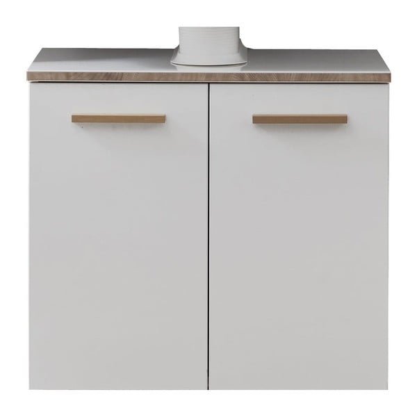 Mobile sospeso bianco sotto il lavabo 60x53 cm Set 931 - Pelipal