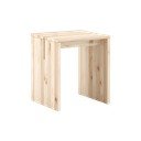 Sgabello di colore naturale in pino massiccio Join-In – Karup Design