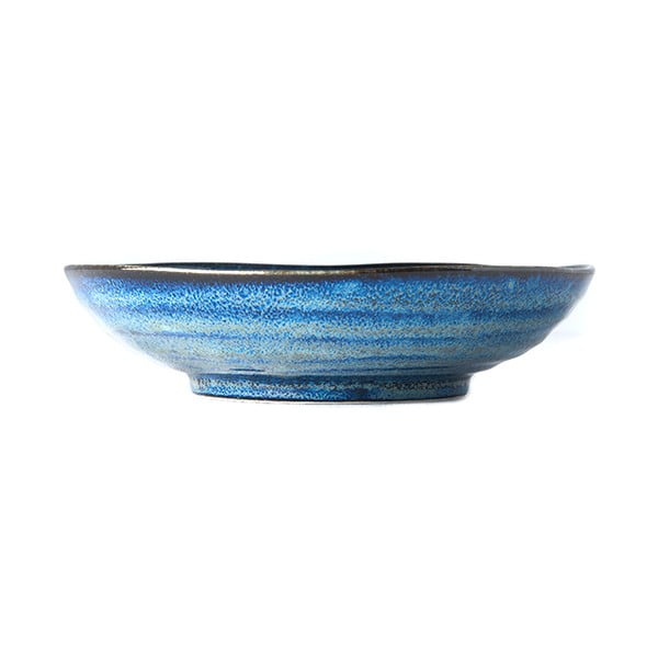 Piatto fondo in ceramica blu, ø 21 cm Indigo - MIJ