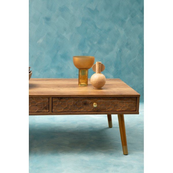 Tavolino da salotto colore naturale scuro 59x110 cm Frida – Premier Housewares-image-3