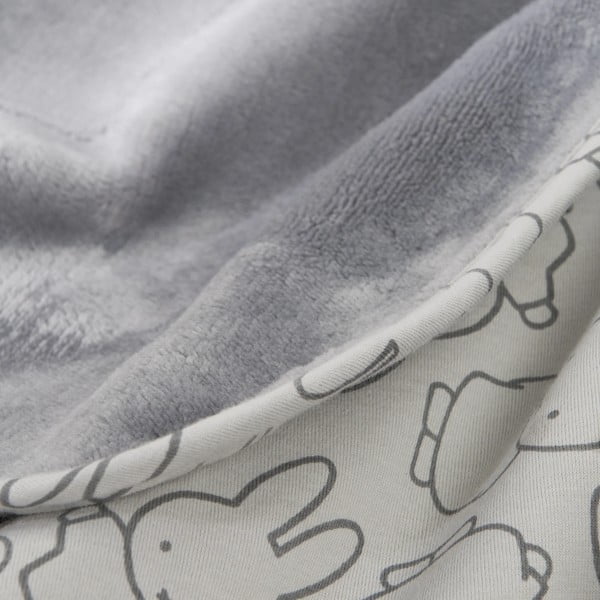 Coperta per neonato in cotone grigio 80x80 cm Miffy - Roba-image-2