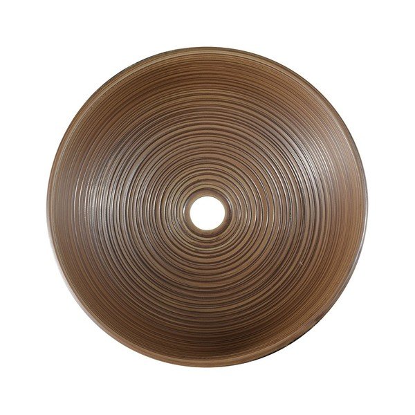 Lavabo rotondo marrone in ceramica ø 41 cm Priori – Sapho-image-2