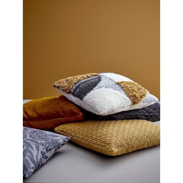 Cuscino giallo ad alto contenuto di cotone Klara, 40 x 60 cm - Södahl-image-4