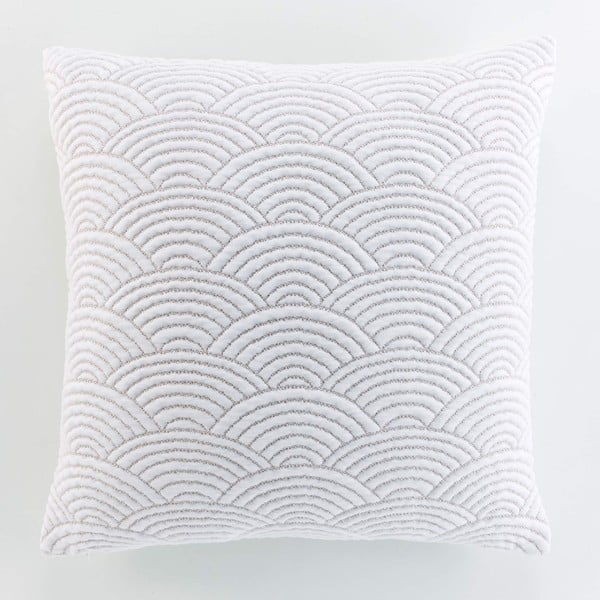 Set con copriletto e federa bianco/beige in jersey 220x240 cm Cassandra – douceur d'intérieur-image-4