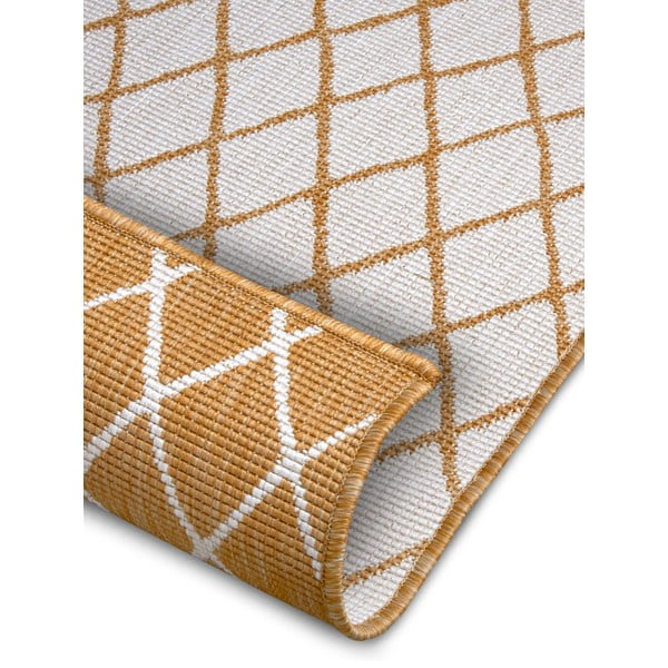Tappeto da esterno ocra-giallo-bianco 80x150 cm Malaga - NORTHRUGS-image-2