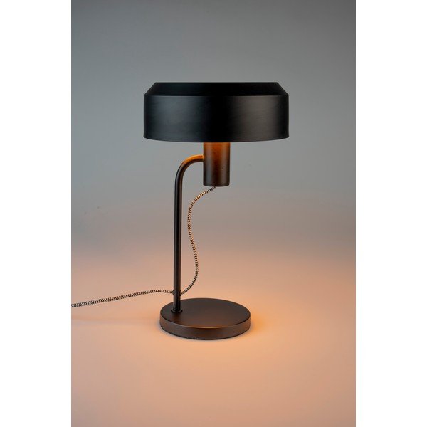 Lampada da tavolo nera Landon - White Label-image-2