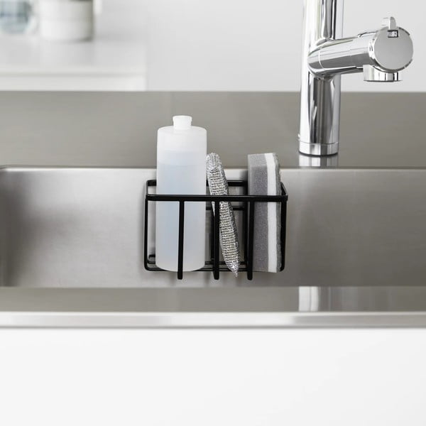 Supporto per detersivo senza foratura nero in metallo Film Hook – YAMAZAKI-image-2