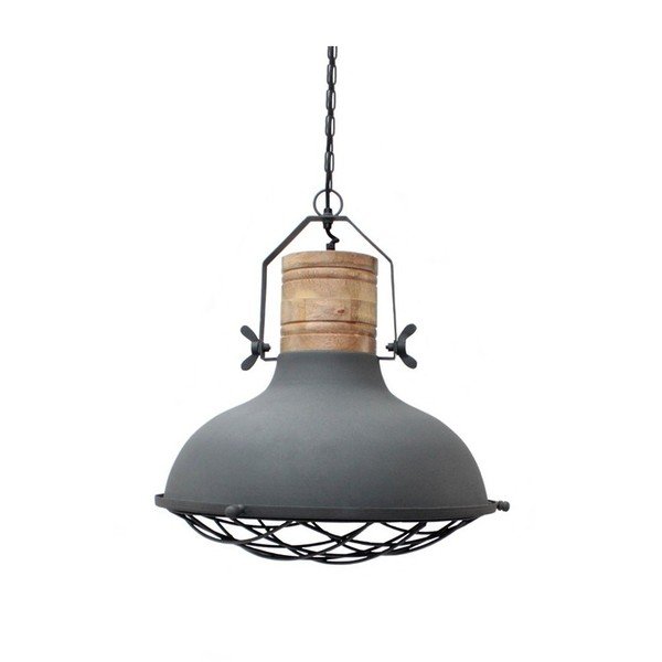 Lampada da soffitto grigia Grid, ⌀ 34 cm - LABEL51
