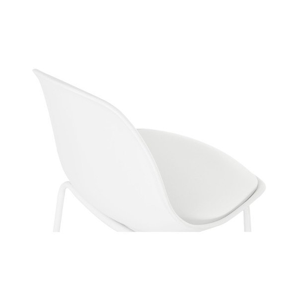 Sgabello mini bar bianco Escal - Kokoon-image-2