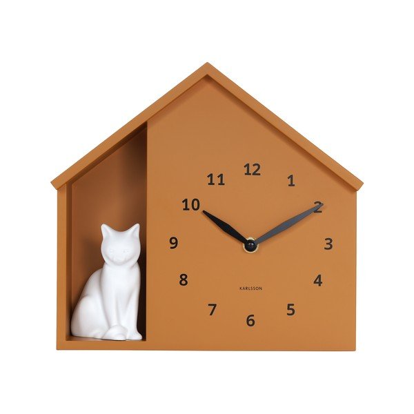 Orologio da parete Sitting Cat – Karlsson