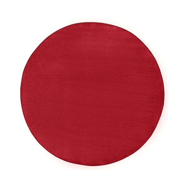 Červený koberec Hanse Home Fancy, Ø 133 cm