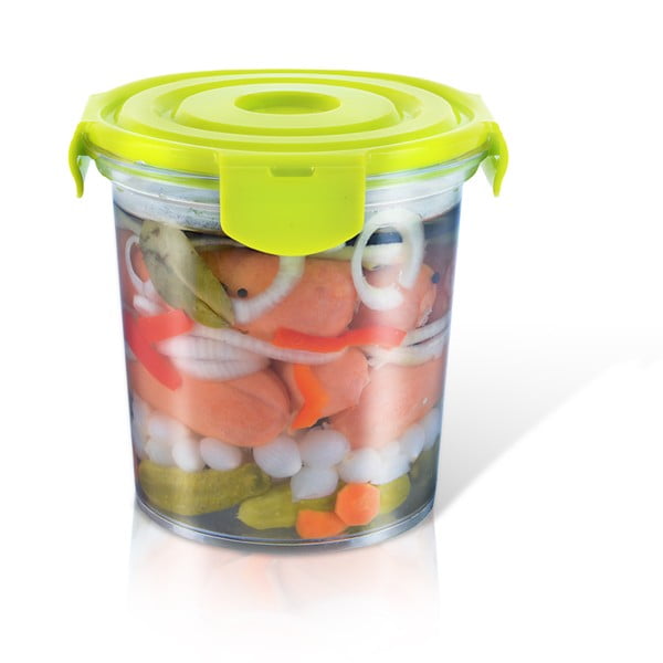 Vaso per sottaceti con coperchio Verde, 1,8 l - Orion-image-1