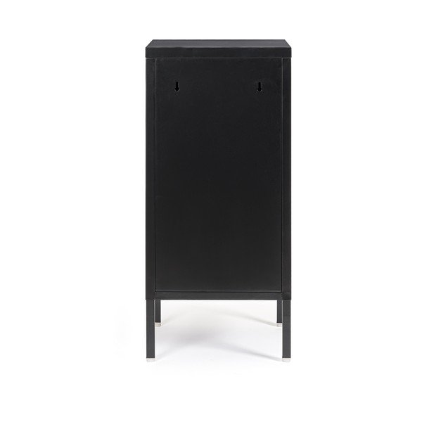 Armadietto nero in metallo con chiusura a chiave 35x76x40 cm Cambridge – Yes Everyday-image-3