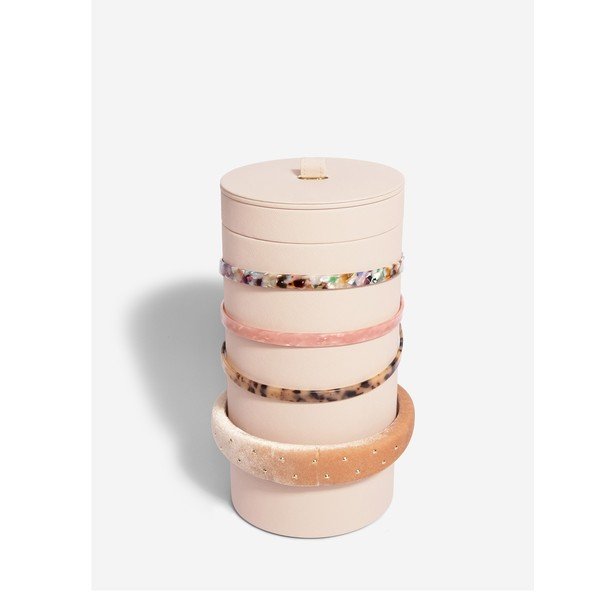 Organizzatore per il bagno rosa chiaro - Stackers-image-4