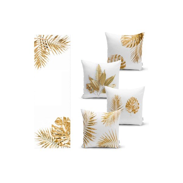 Set di federe e battistrada 5 pezzi - Mila Home