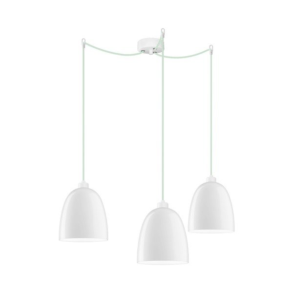 Trojité světlo AWA Elementary opal glossy/light blue/white
