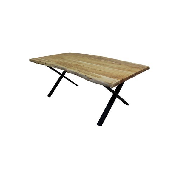 Tavolo da pranzo in legno di acacia non trattato , 175 x 90 cm - HSM collection