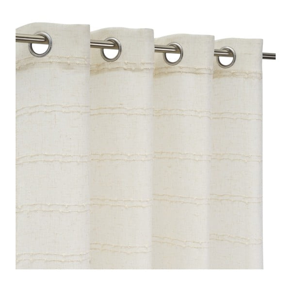 Tenda beige in misto lino 140x260 cm Nodes – Casa Selección-image-2