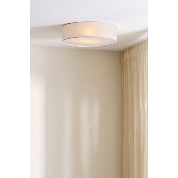 Plafoniera beige in tessuto ø 40 cm Allan – Jotex-image-1