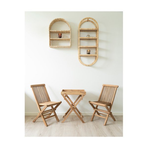 Scaffale in rattan in colore naturale Namur - House Nordic-image-3