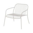Poltrona da esterno grigio chiaro in metallo Yua Wire – Blomus