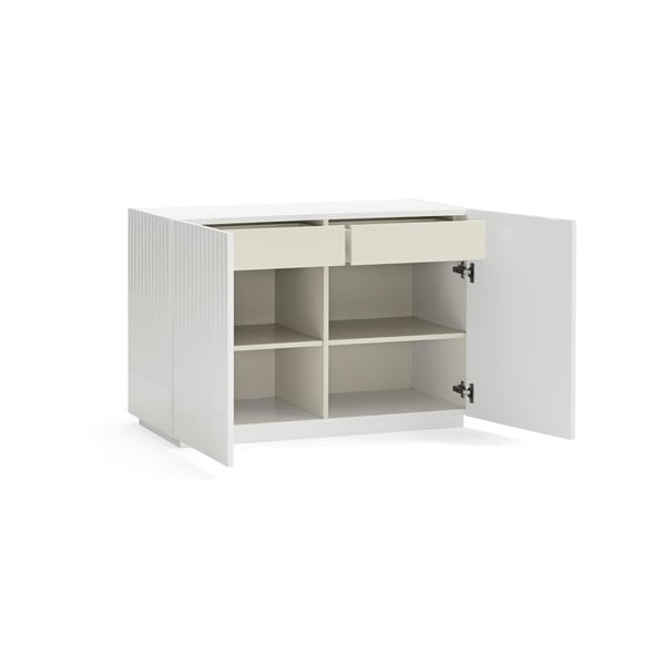 Cassettiera bassa bianca 100x70 cm Doric - Teulat-image-3