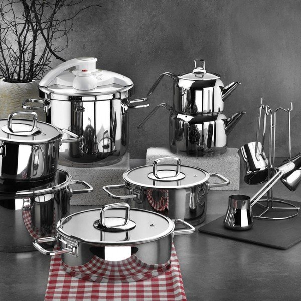 Set di 18 utensili da cucina in acciaio Anthony - Kütahya Porselen-image-1
