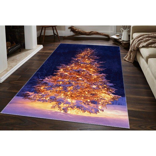 Koberec Vitaus Christmas Period Lit Up Tree Outside, 50 x 80 cm-image-1