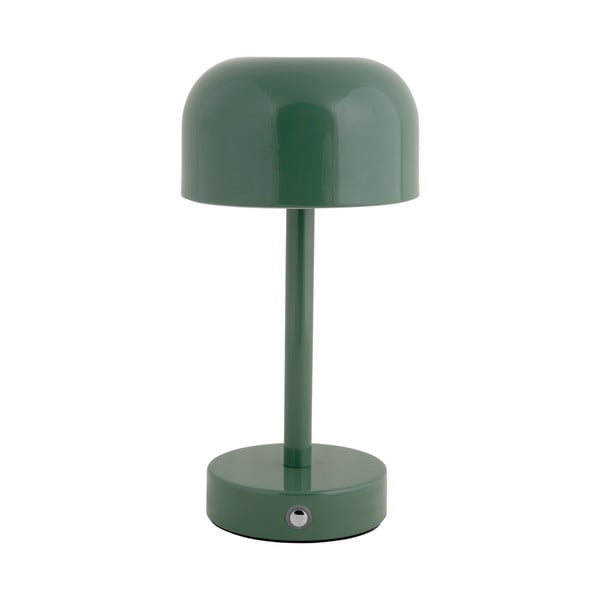 Lampada da tavolo a LED verde con paralume in metallo (altezza 24,5 cm) James - Leitmotiv