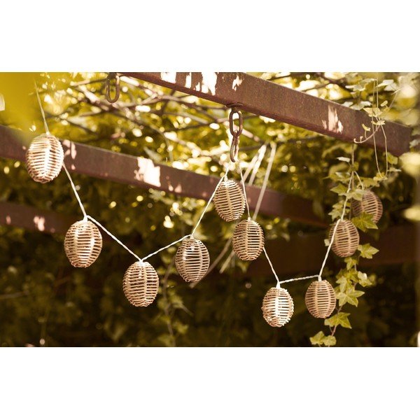 Catena luminosa LED con alimentazione a batteria numero lampadine 10 pz lunghezza totale 180 cm Carlisle – House Nordic-image-2