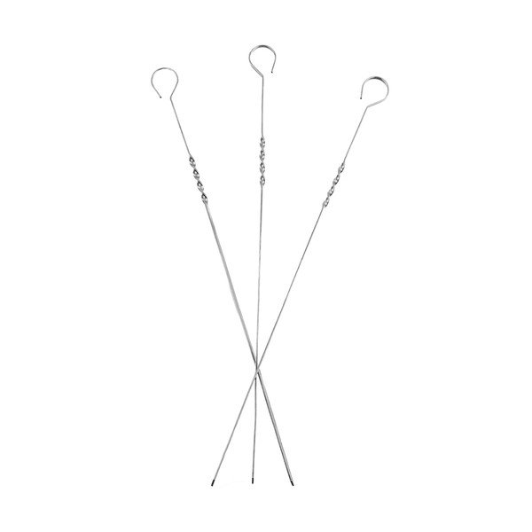 Set di spiedini da barbecue in acciaio inox 10 pz – Orion