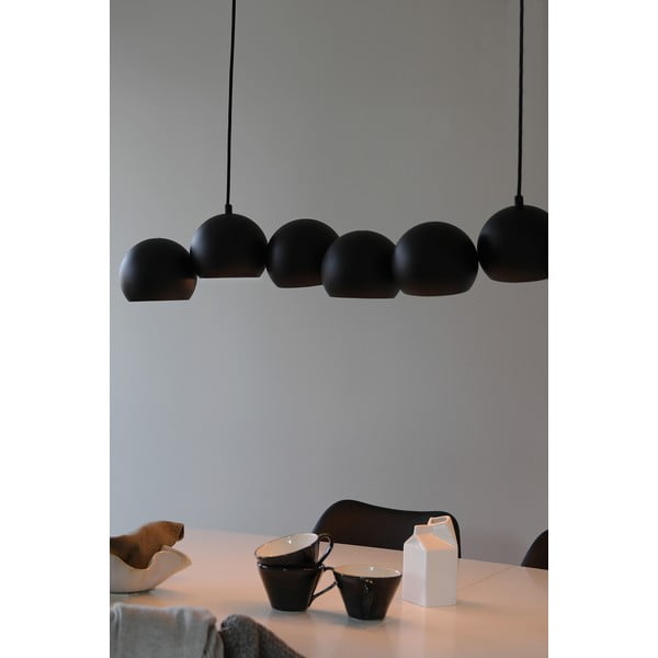 Lampadario nero con paralume in metallo Cupolo – Markslöjd-image-1