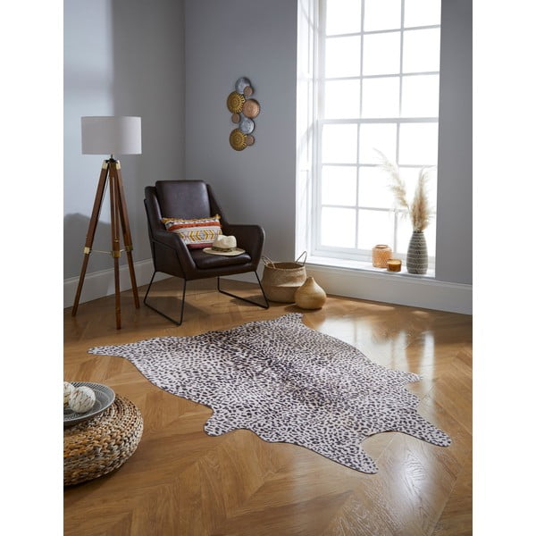 Pelliccia sintetica marrone 155x195 cm - Flair Rugs-image-2