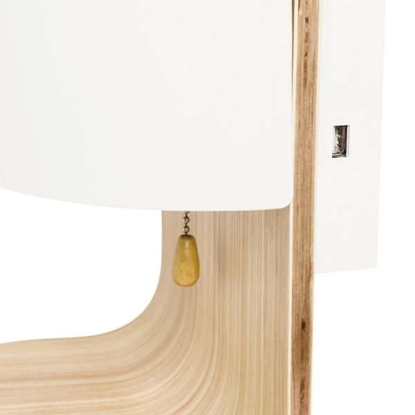 Lampada da parete con 2 porte USB Robert - SULION-image-1