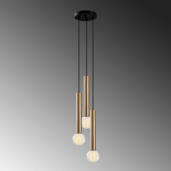 Lampadario dorato ø 22 cm Tempo – Opviq lights-image-3