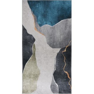 Tappeto lavabile blu-grigio 50x80 cm - Vitaus