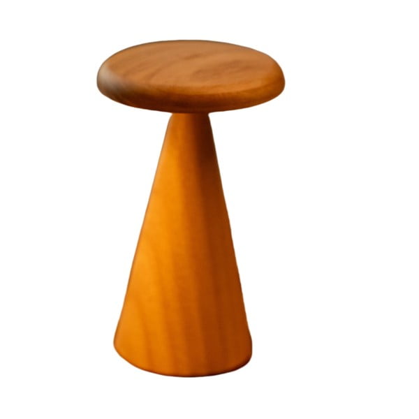 Lampada da tavolo LED di colore naturale con paralume in legno (altezza totale 21 cm) Sylva – Gingko-image-2