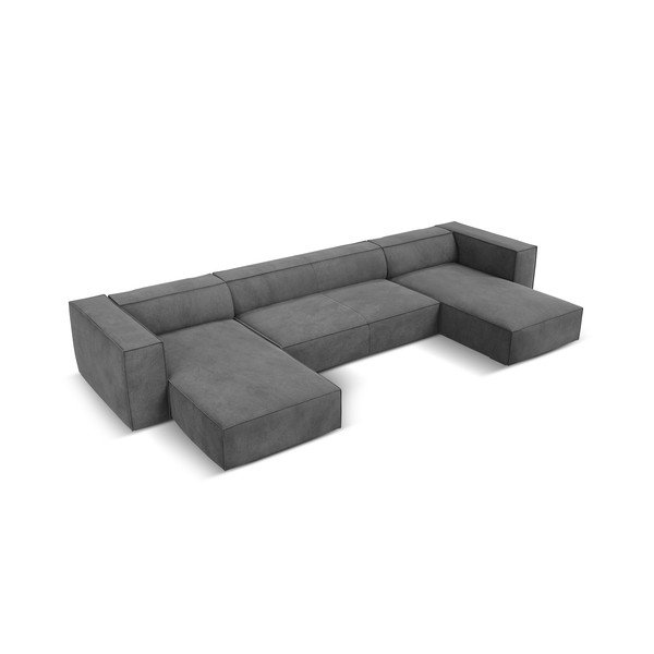 Divano angolare grigio (a U) Madame - Windsor & Co Sofas-image-2