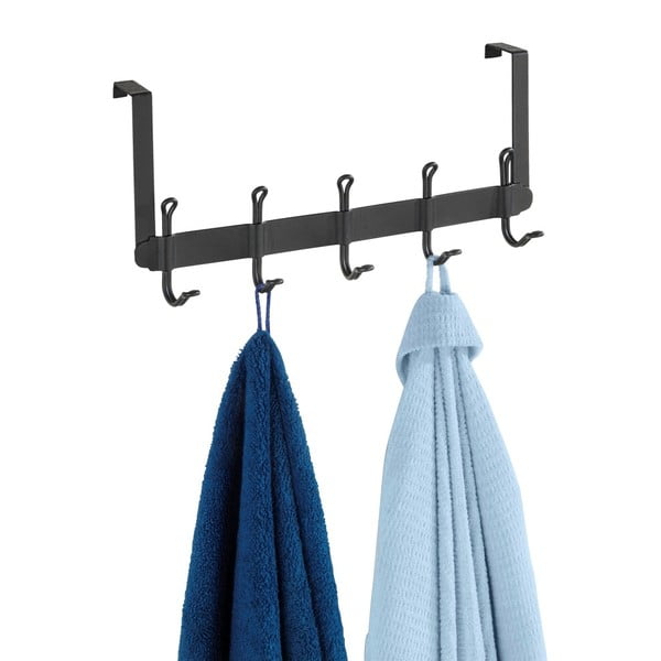 Appendiabiti in metallo nero 37 cm Nostalgia - Wenko-image-1