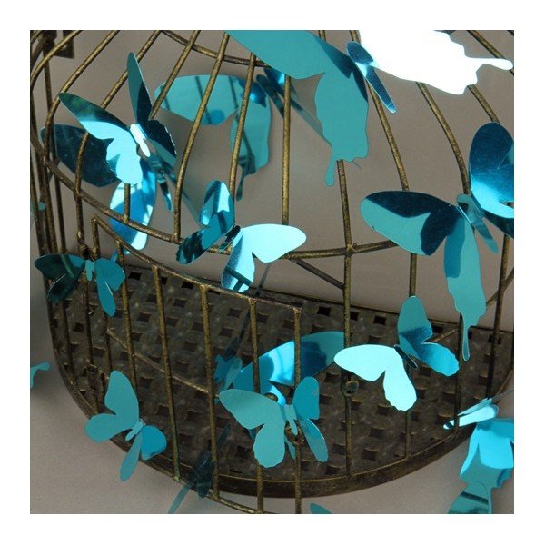 Set di 12 adesivi 3D blu Farfalle - Ambiance-image-2