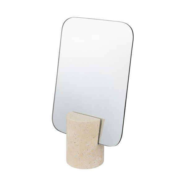 Specchio per make-up 18x30 cm Travertine – Mette Ditmer Denmark