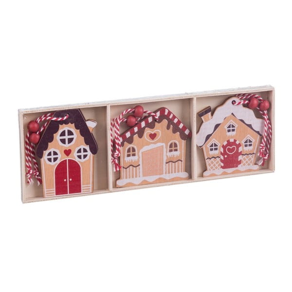 Set di decorazioni per albero di natale in legno 6 pz Ginger House – Casa Selección