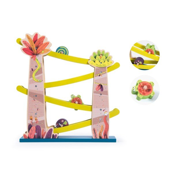 Pista per palline in legno Cascade - Moulin Roty-image-4